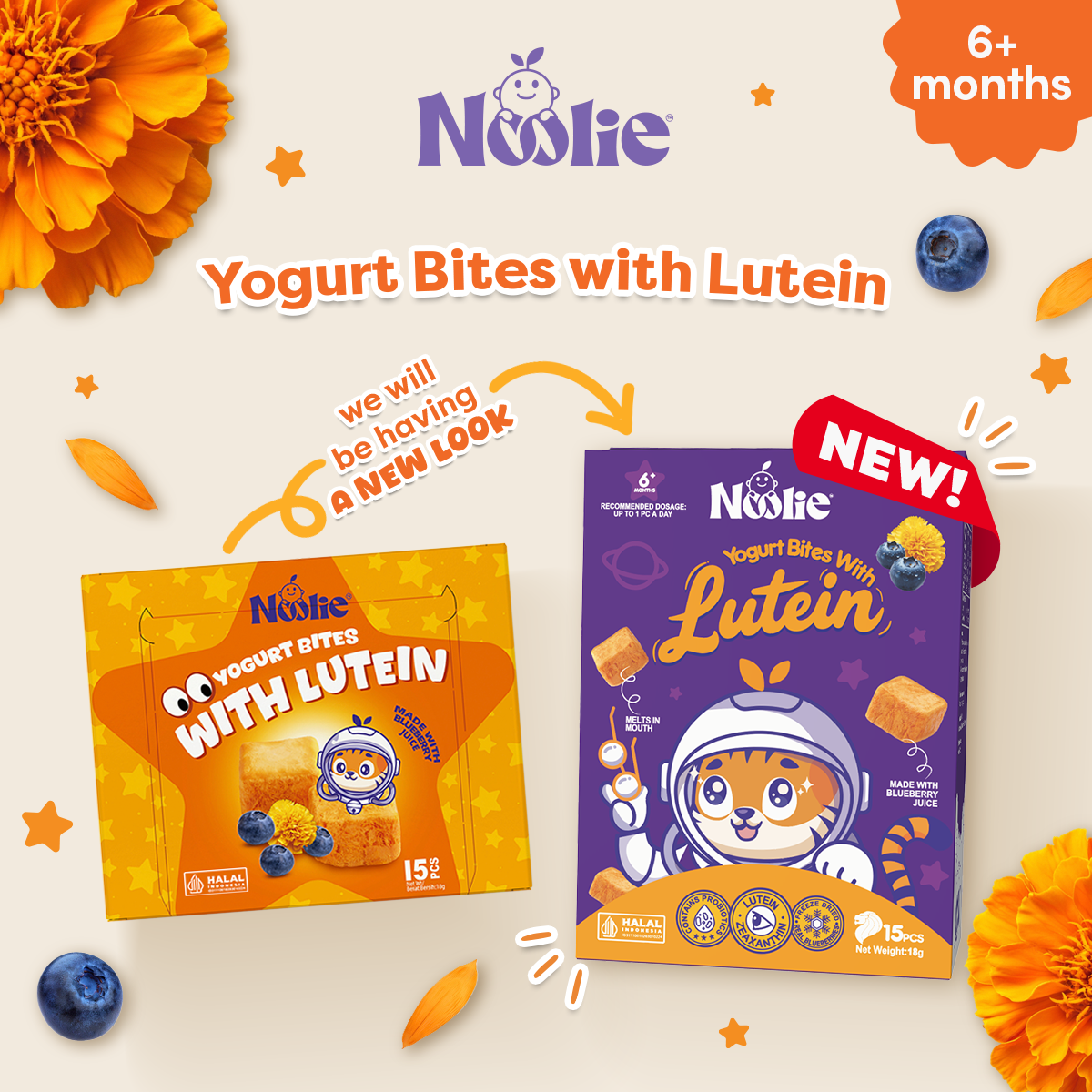 Noolie ® Yogurt Bites with Lutein